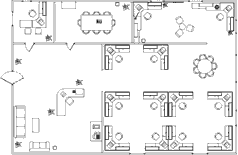 an office floor plan sample